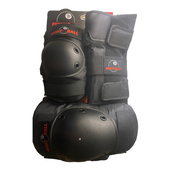Eight Ball 14+ Multi-Sport Pad Set with Wrist guards, Elbow Pads, and Kn… - Picture 3 of 3
